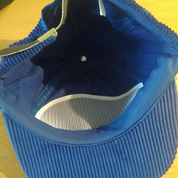 Deadstock Vintage Teamsters Patch Corduroy Strap Back Hat - Picture 6 of 7